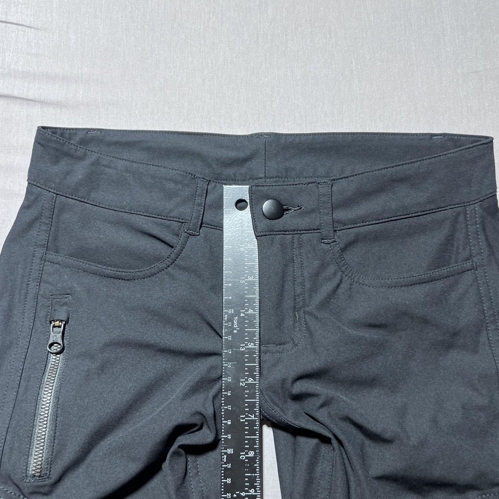 Lululemon Bust A Move Moto Skinny‎ Pants Womens Black Tech Utility Zip 29x26 - Picture 12 of 15